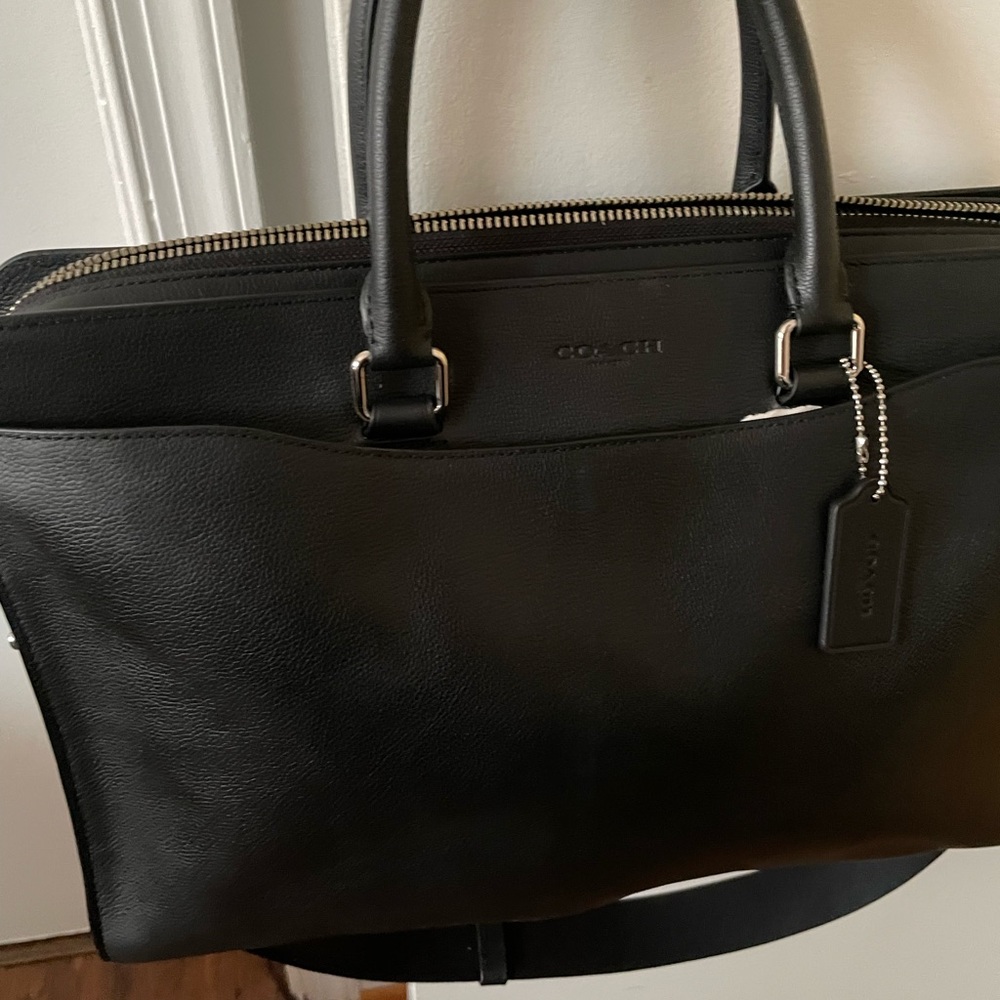 Coach men’s briefcase. Used only once